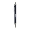 Stylo à bille à encre bleue dont le corps est fabriqué en aluminium 100% recyclé, avec une finition mate