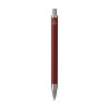 Stylo à bille à encre bleue dont le corps est fabriqué en aluminium 100% recyclé, avec une finition mate