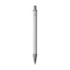 Stylo à bille à encre bleue dont le corps est fabriqué en aluminium 100% recyclé, avec une finition mate