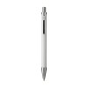Stylo à bille à encre bleue dont le corps est fabriqué en aluminium 100% recyclé, avec une finition mate