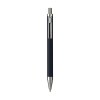 Stylo à bille à encre bleue dont le corps est fabriqué en aluminium 100% recyclé, avec une finition mate