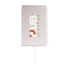 Batterie externe ultralégère, puissante et sans fil avec une batterie lithium-polymère intégrée de 10 000 mAh