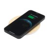 Chargeur rapide sans fil 15 W en ABS et bambou certifié FSC 100%