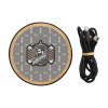 Chargeur rapide sans fil 15 W en ABS et bambou certifié FSC 100%
