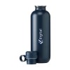 Bouteille d'eau à simple paroi et anti-fuite en acier inoxydable recyclé