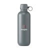Bouteille d'eau à simple paroi et anti-fuite en acier inoxydable recyclé