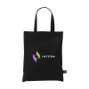 Petit sac compact en coton avec anses courtes, composé à 60 % de coton recyclé et à 40 % de polyester recyclé (140 g/m²)