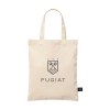 Petit sac compact en coton avec anses courtes, composé à 60 % de coton recyclé et à 40 % de polyester recyclé (140 g/m²)