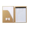 Conférencier/porte-documents en carton kraft robuste certifié FSC 100% (350 g/m²)