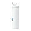 Bouteille d'eau à simple paroi en acier inoxydable recyclé