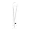 Lanyard composée à 67% de polyester RPET certifié GRS