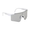 Lunettes de soleil de sport avec verres miroir fumés