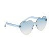 Lunettes de soleil en plastique très originales avec verres fumés dégradés en forme de cœur