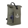 Sac à dos sportif à fermeture 'roll-top', avec fermeture en plastique robuste, de la marque italienne Tucano