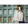 Sac à provisions spacieux et solide, composé à 80% de coton mélangé recyclé et à 20% de polyester mélangé recyclé (210 g/m²)