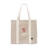 Sac à provisions spacieux et solide, composé à 80% de coton mélangé recyclé et à 20% de polyester mélangé recyclé (210 g/m²)