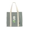 Sac à provisions spacieux et solide, composé à 80% de coton mélangé recyclé et à 20% de polyester mélangé recyclé (210 g/m²)