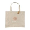 Très grand sac à provisions/sac de plage extra spacieux, composé à 80% de coton mélangé recyclé et à 20% de polyester mélangé recyclé (210 g/m²)