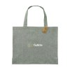 Très grand sac à provisions/sac de plage extra spacieux, composé à 80% de coton mélangé recyclé et à 20% de polyester mélangé recyclé (210 g/m²)