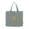 Très grand sac à provisions/sac de plage extra spacieux, composé à 80% de coton mélangé recyclé et à 20% de polyester mélangé recyclé (210 g/m²)