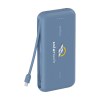 Puissante batterie externe de 20 000 mAh composée à 72% de plastique recyclé avec câble USB-C intégré (12 cm)