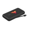 Puissante batterie externe de 20 000 mAh composée à 72% de plastique recyclé avec câble USB-C intégré (12 cm)