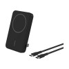 Powerbank compacte et légère de 5 000 mAh, composée à 72% de plastique recyclé et dotée de la technologie Fast Charge