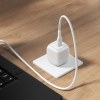 Chargeur USB-C compact avec port USB-C 45 W et boîtier en plastique recyclé