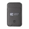 Porte-cartes MagSafe de la marque Valenta en cuir vegan durable, pouvant contenir jusqu'à 3 cartes (bancaires) avec protection RFID/NFC