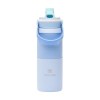 Bouteille isotherme en acier inoxydable 18/8 dotée d'un revêtement protecteur en poudre