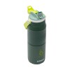 Bouteille isotherme en acier inoxydable 18/8 dotée d'un revêtement protecteur en poudre