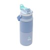 Bouteille isotherme en acier inoxydable 18/8 dotée d'un revêtement protecteur en poudre