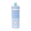 Bouteille isotherme en acier inoxydable 18/8 dotée d'un revêtement protecteur en poudre