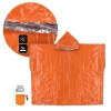 Poncho thermique 2-en-1 pour la survie en plein air