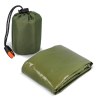 Poncho thermique 2-en-1 pour la survie en plein air