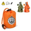 Poncho thermique 2-en-1 pour la survie en plein air