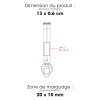 DIEGO S - BND1000S - Lanière porte-clés RPET
