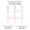 4KOLOR - BND141 - Stylo à bille 4 couleurs en aluminium recyclé