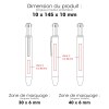 4KOLOR Bamboo - BND142 - Stylo à bille FSC Bamboo 4 couleurs