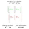 HEXA - BND181 - Stylo à bille roulante en acier inoxydable recyclé