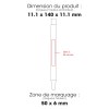 NOCLIP - BND187BB - Stylo graphite sans encre