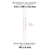 NOCLIP AL - BND188AL - Stylo à bille en aluminium recyclé