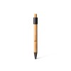 NOCLIP SPIN BB- BND188BB - Stylo à bille rotatif en bambou FSC et aluminium recyclé