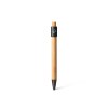 NOCLIP SPIN BB- BND188BB - Stylo à bille rotatif en bambou FSC et aluminium recyclé