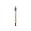 NOCLIP SPIN BB- BND188BB - Stylo à bille rotatif en bambou FSC et aluminium recyclé