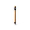 NOCLIP SPIN BB- BND188BB - Stylo à bille rotatif en bambou FSC et aluminium recyclé