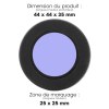 ALLO - BND400 - Support magnétique universel pour ventilation de voiture en ABS recyclé