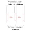 FOLK - BND62 - Stylo à bille en acier inoxydable recyclé - Noir finition rubber