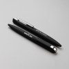 FOLK - BND62 - Stylo à bille en acier inoxydable recyclé - Noir finition rubber