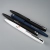 FOLK - BND62 - Stylo à bille en acier inoxydable recyclé - Noir finition rubber